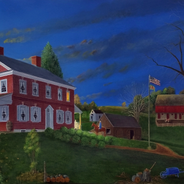 Rockford Plantation - 12" x 24" Rockford, Lancaster, Mansion, Christopher Lanser