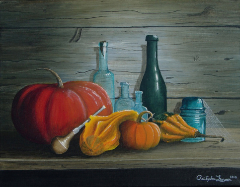 Pumpkins and Bottles