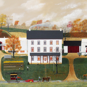 Original: The Fantastic Fisher Farm  24x48