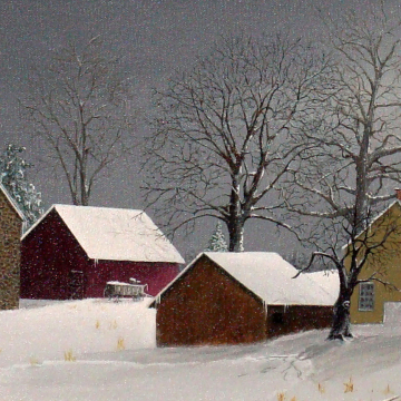 Print: The Gault House II   10" x 30" image size on 14" x 34"