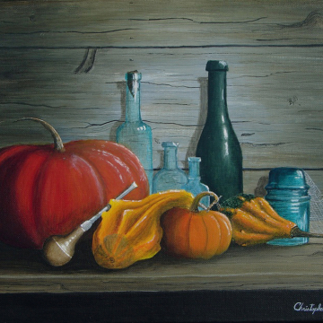 Pumpkins and Bottles